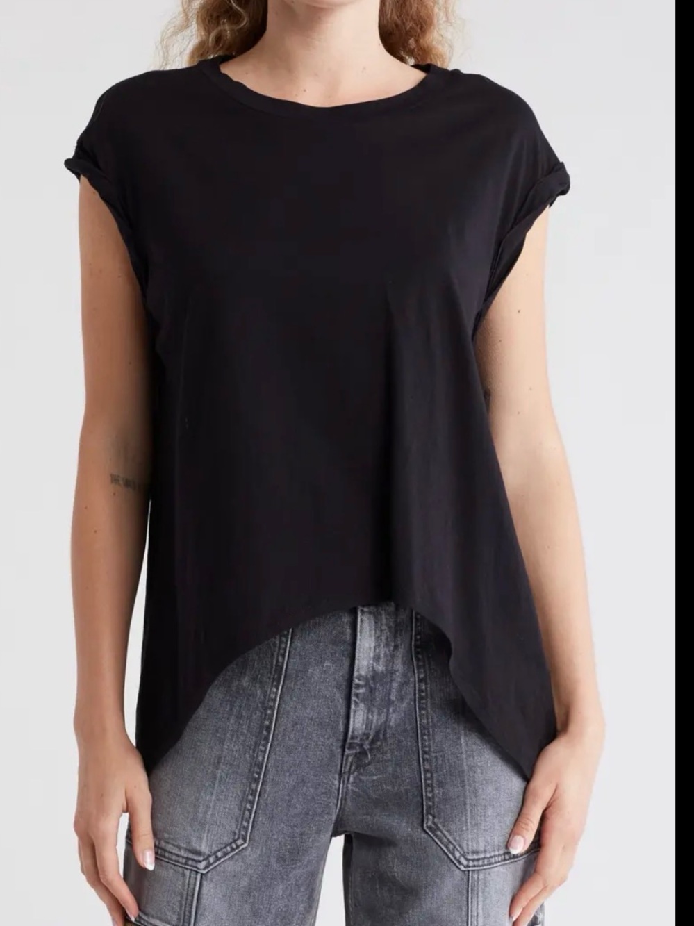 NWT All Saints Sanza Cotton Tank Tee